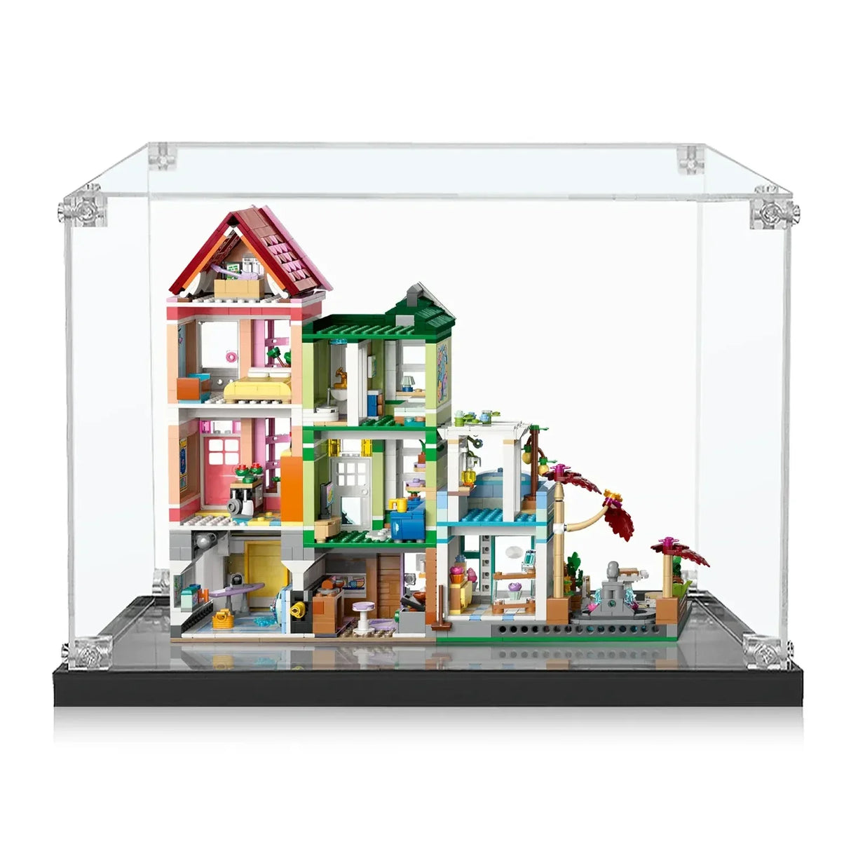 Lego Friends Set in einer transparenten Vitrine