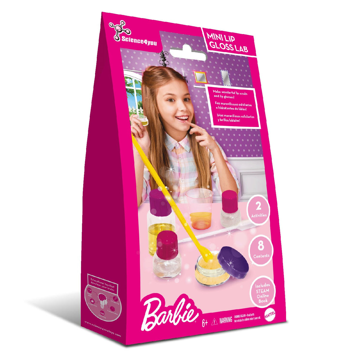 Science4You Mini Lip Gloss Lab Barbie Set