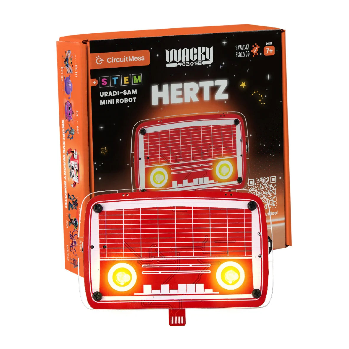 CircuitMess Hertz STEM Roboter Bausatz mit Verpackung
