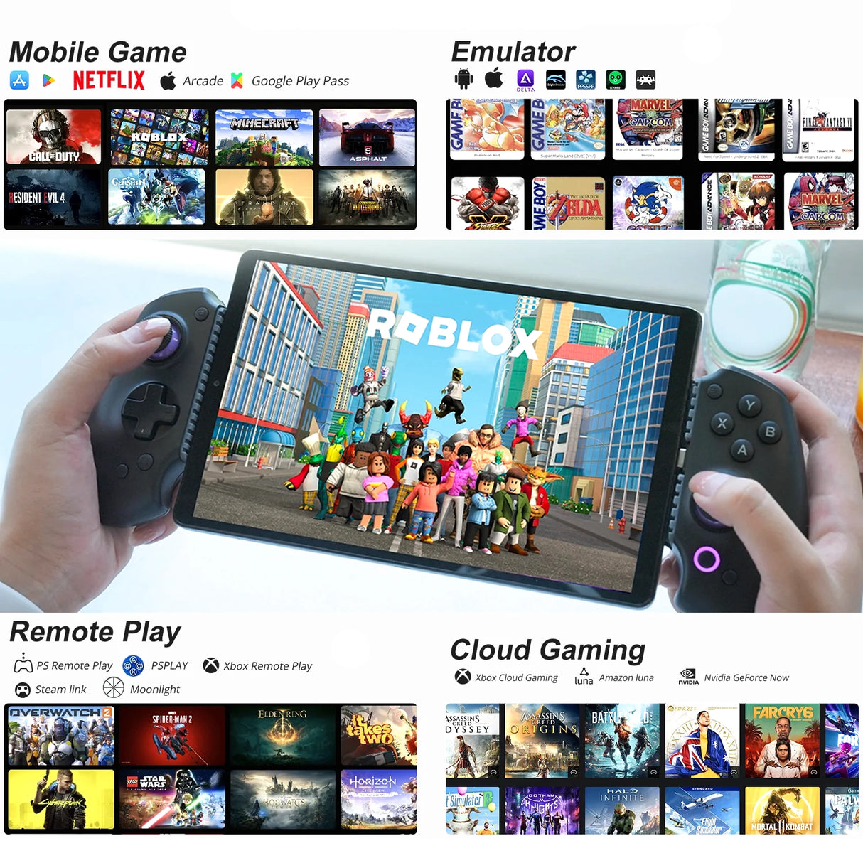 Manette de jeu mobile S9 Black -
