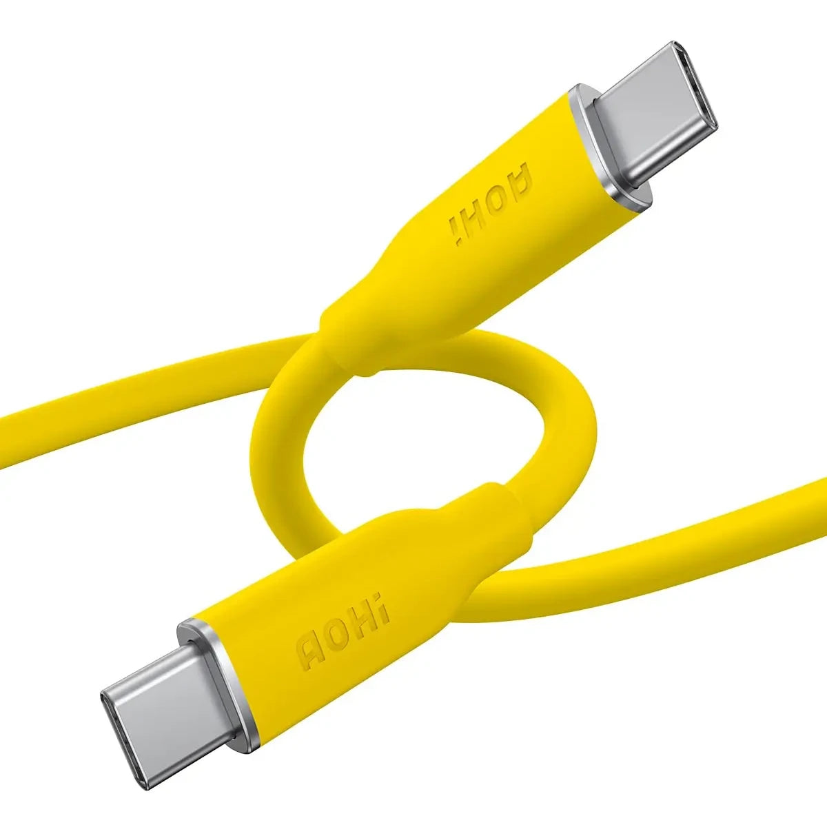 Gelbes AOHI USB-C auf USB-C Kabel