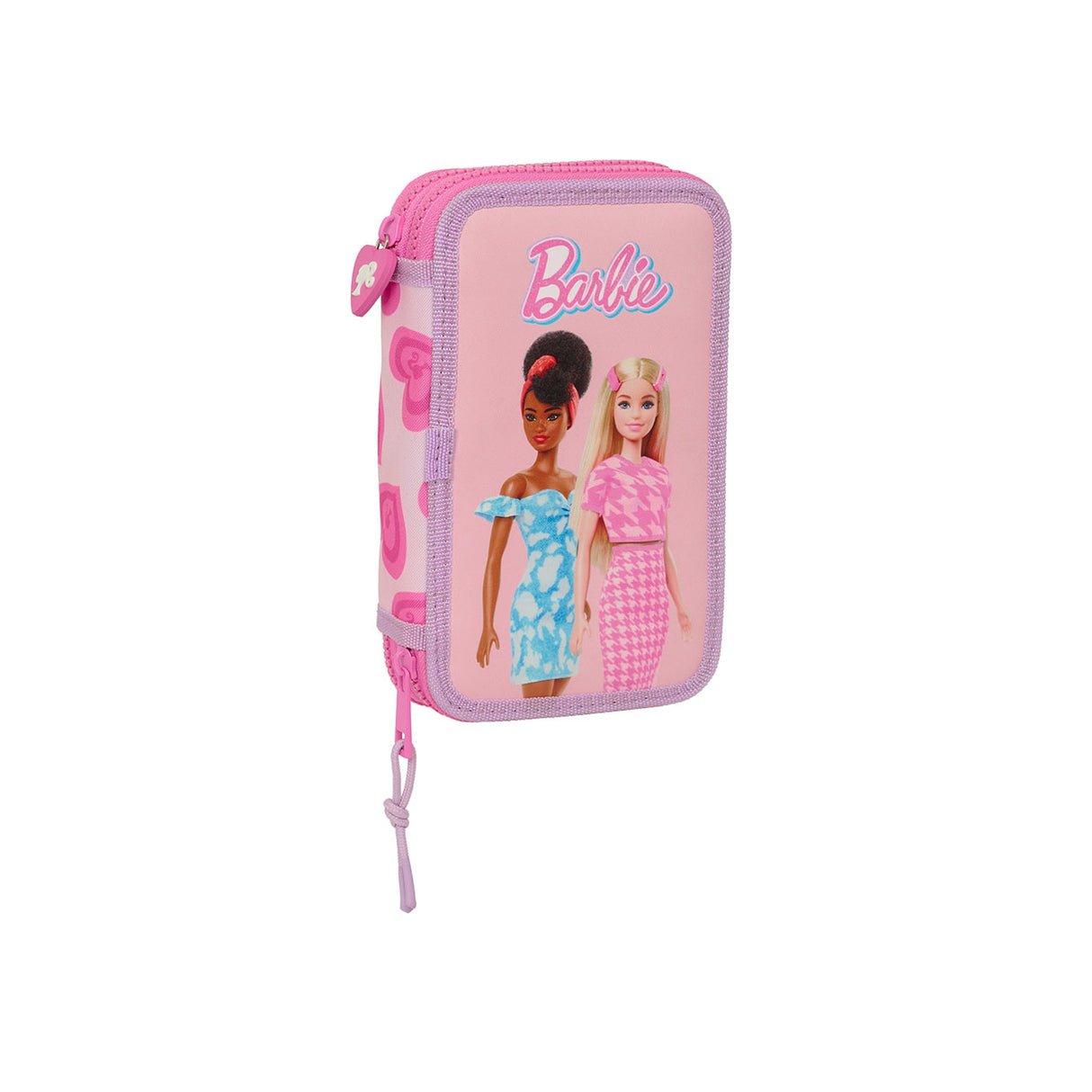 Rosa Barbie Federmäppchen mit Reißverschluss und Barbie Motiv