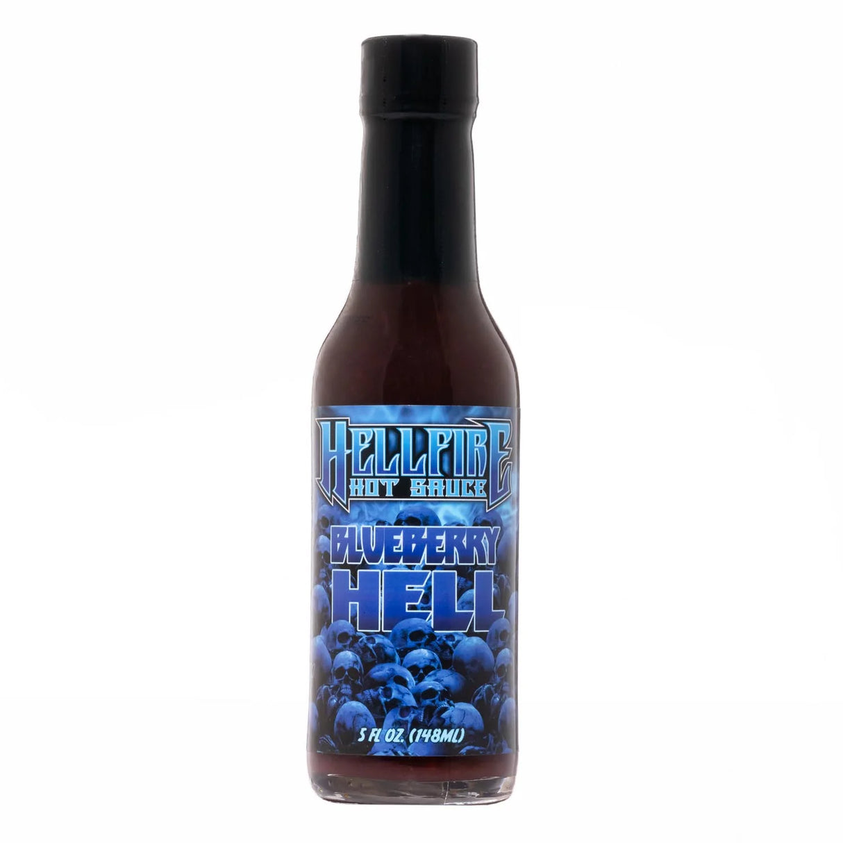 Hellfire Hot Sauce Blueberry Hell Flasche