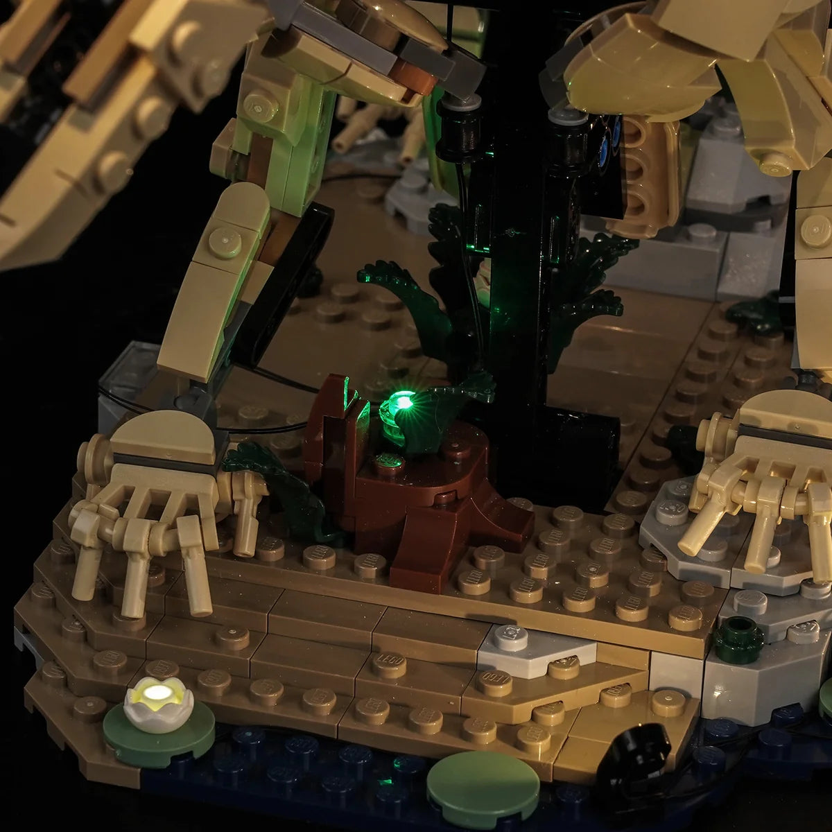 LED Licht Set für LEGO Jurassic World: Dinosaurier-Fossilien: Triceratops (77985) inkl. Fernbedienung