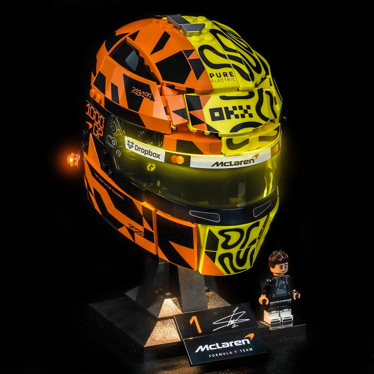 LED Licht Set für LEGO McLaren Mastercard F1® Team Lando Norris’ Helm (43023)
