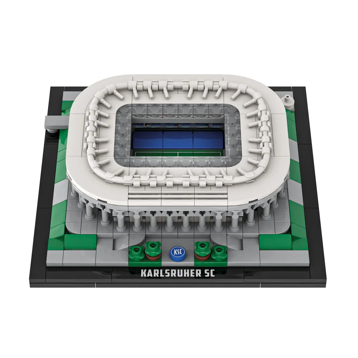 Modell des Karlsruher SC Stadions aus Bausteinen