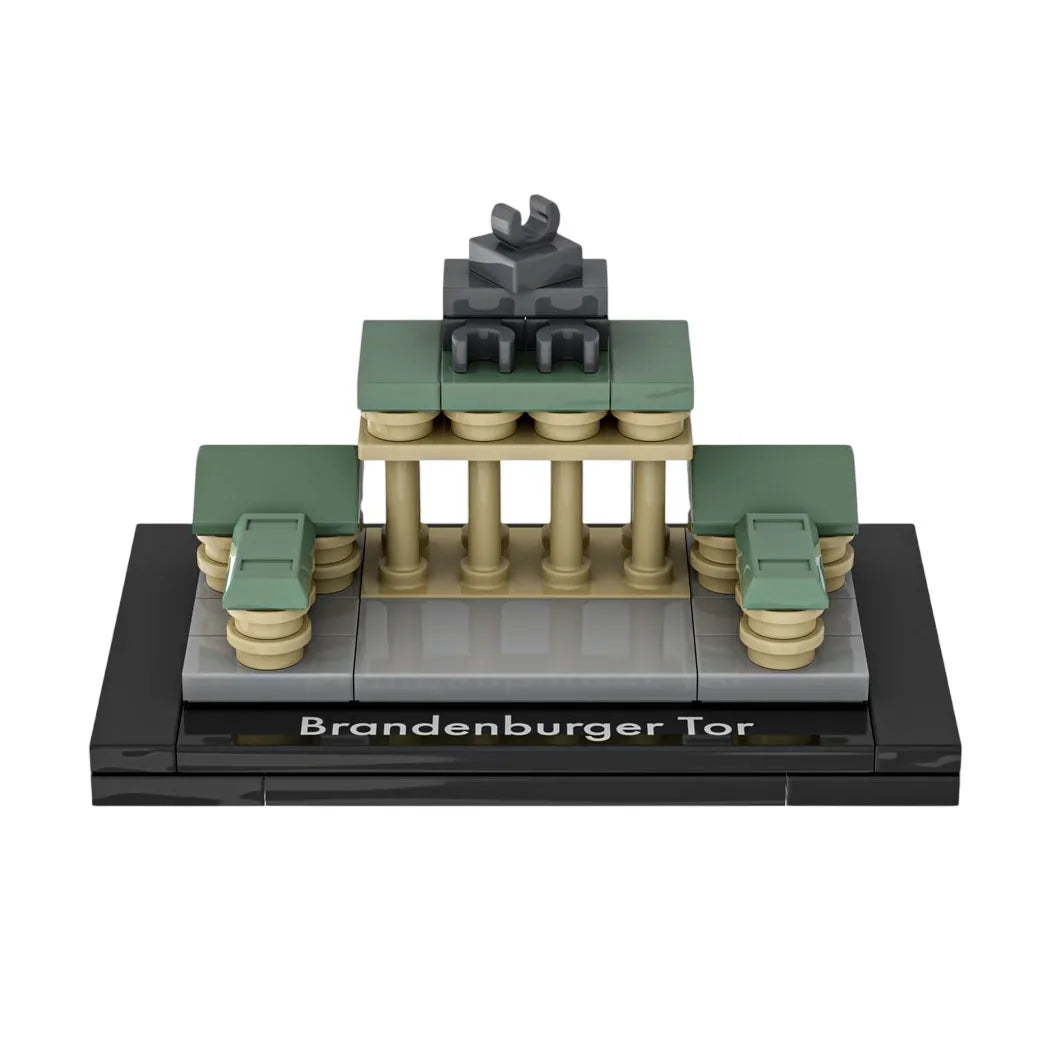 Modell des Brandenburger Tors aus Bausteinen