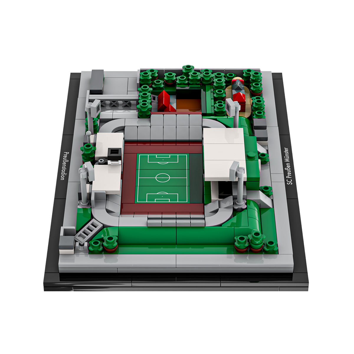 Preußenstadion Münster Modell aus Legosteinen