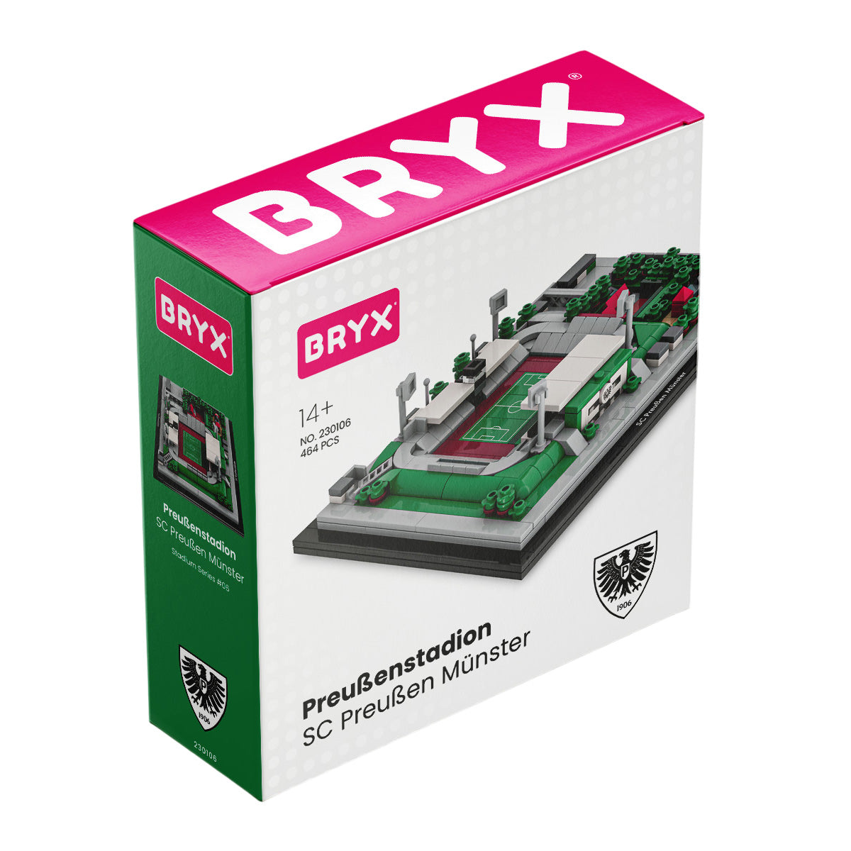 BRYX Preußenstadion SC Preußen Münster Bausatz in Verpackung