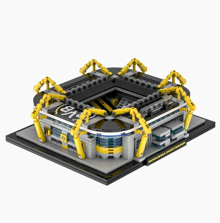 Signal Iduna Park Modell mit BVB-Logo auf dem Dach