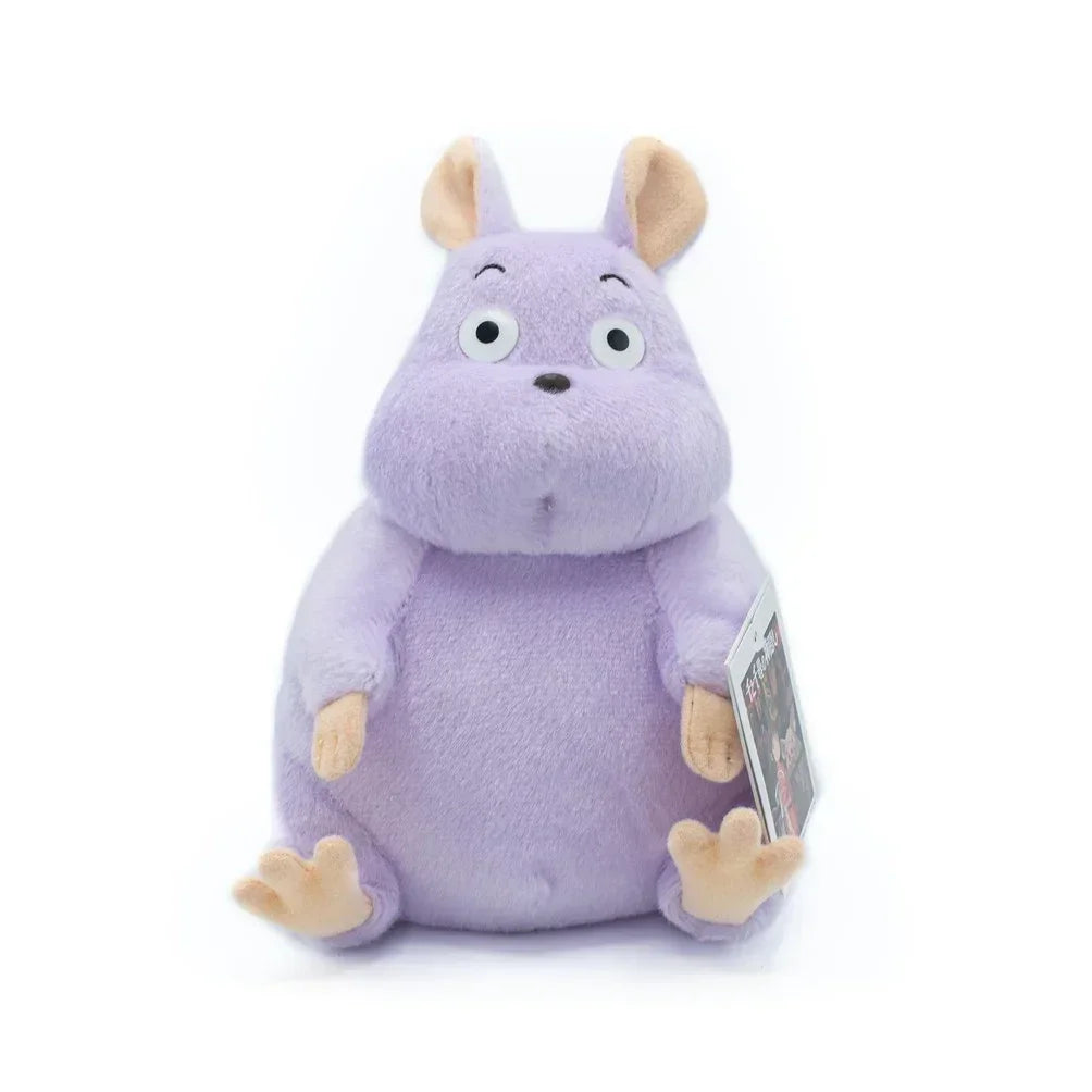 Lila Plüschfigur von Boh als Maus aus Chihiros Reise ins Zauberland
