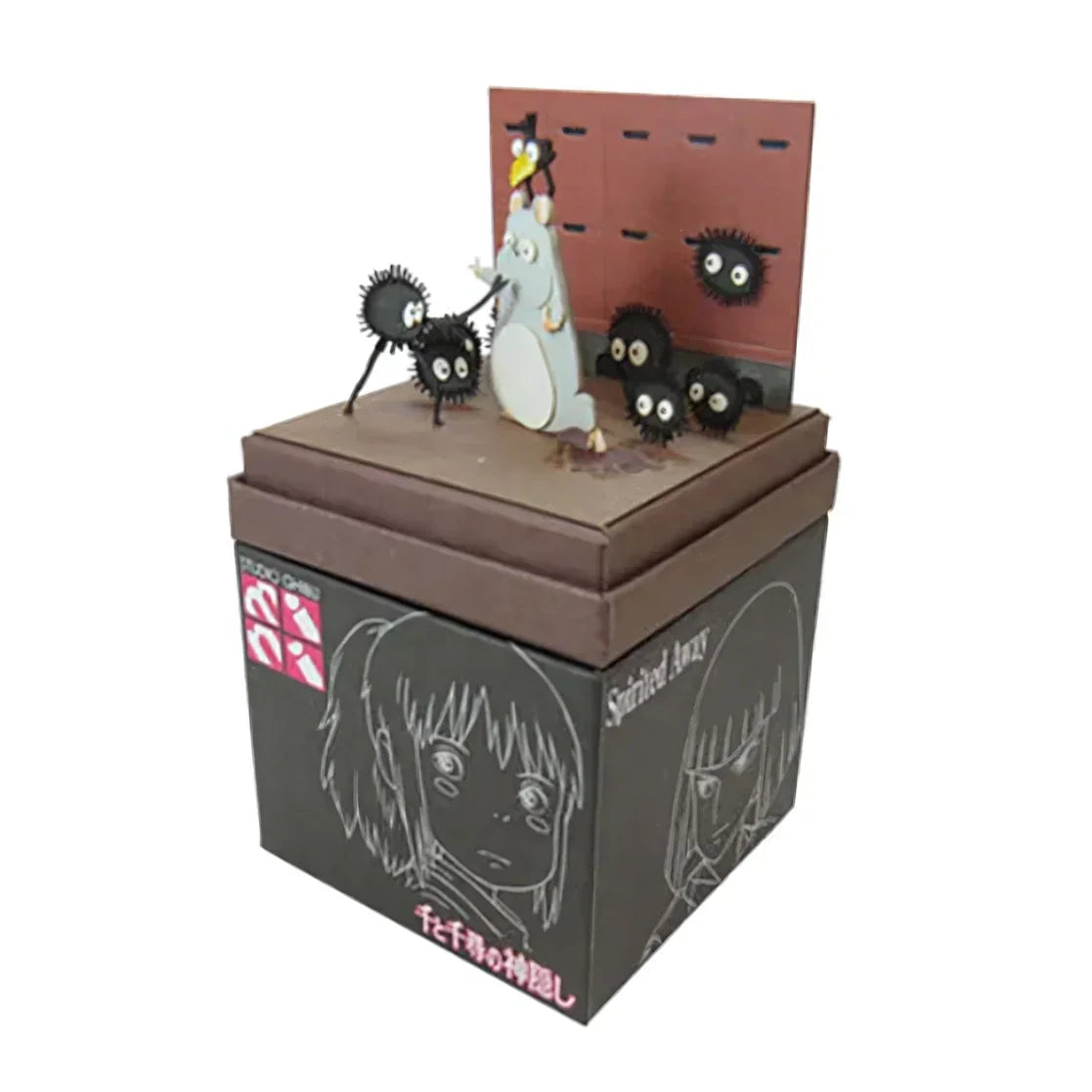 Studio Ghibli Spirited Away Spieluhr mit Chihiro und Rußmännchen