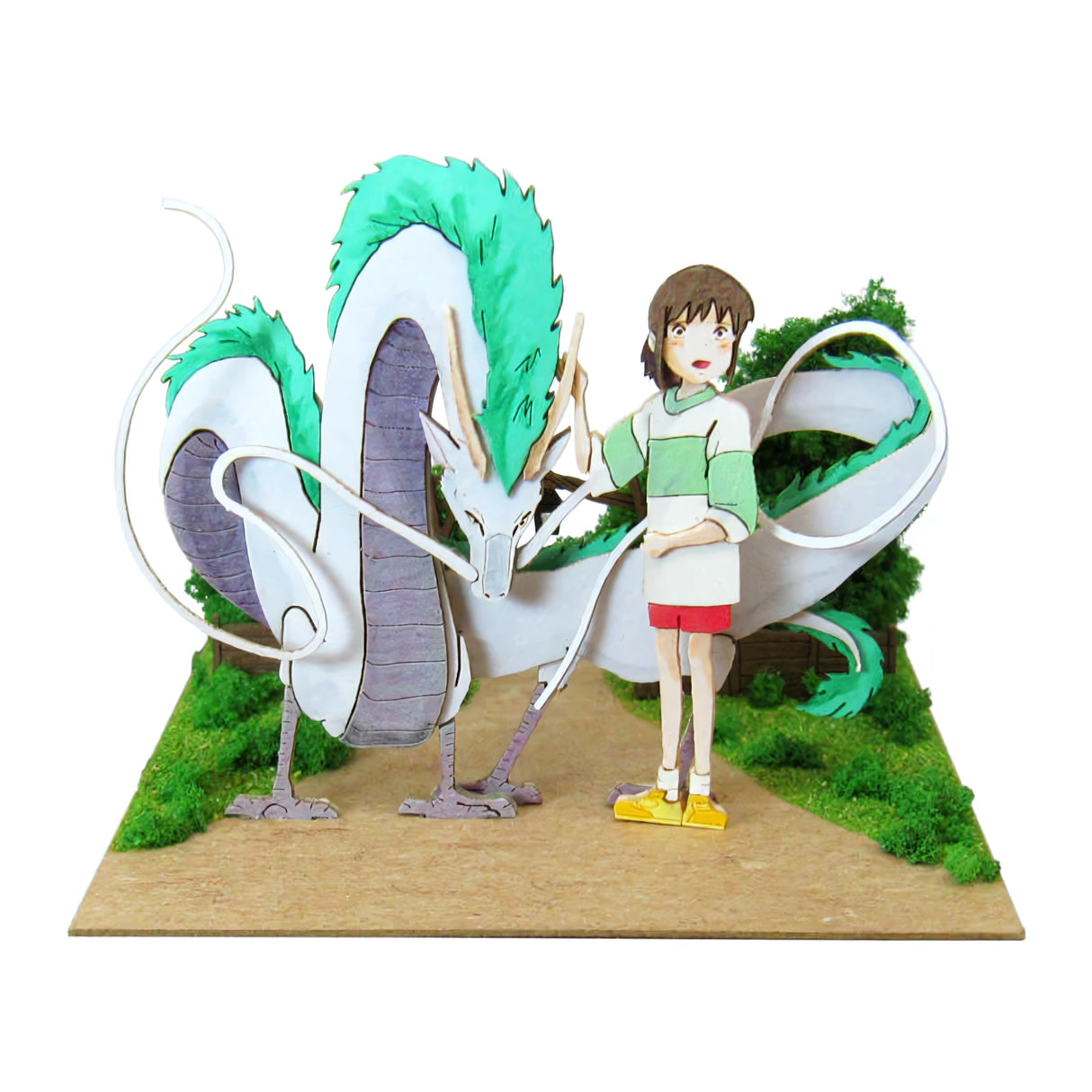 Chihiro und Haku als Drache aus dem Film Spirited Away