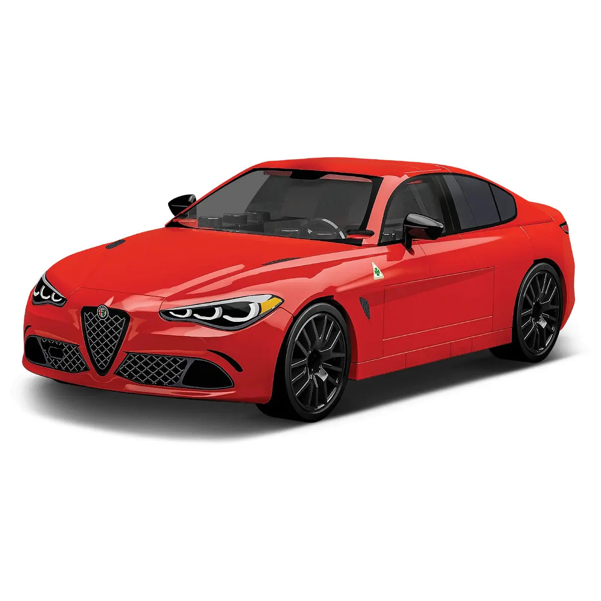 Roter Alfa Romeo Sportwagen