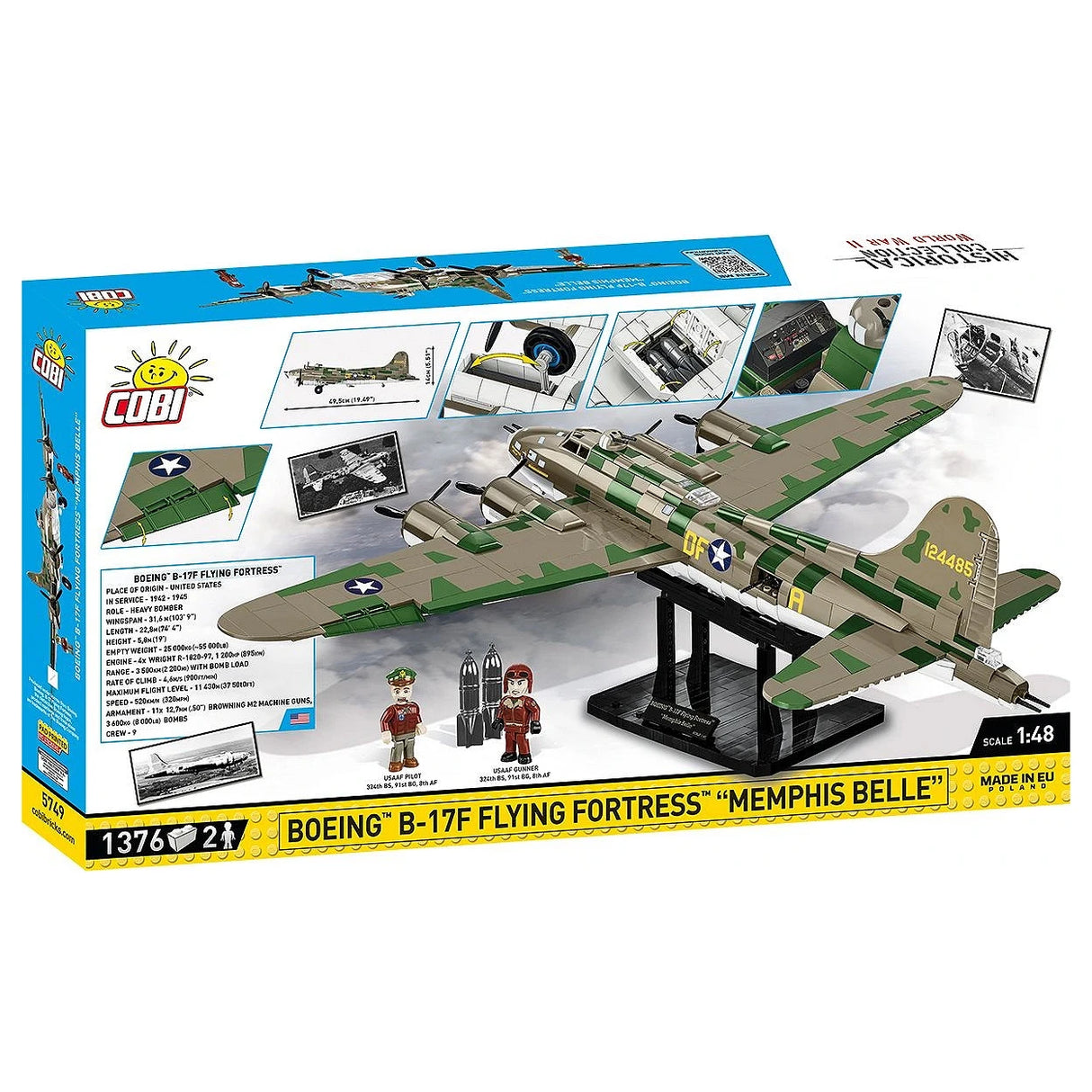 COBI Boeing B-17F Flying Fortress Memphis Belle Modellbausatz