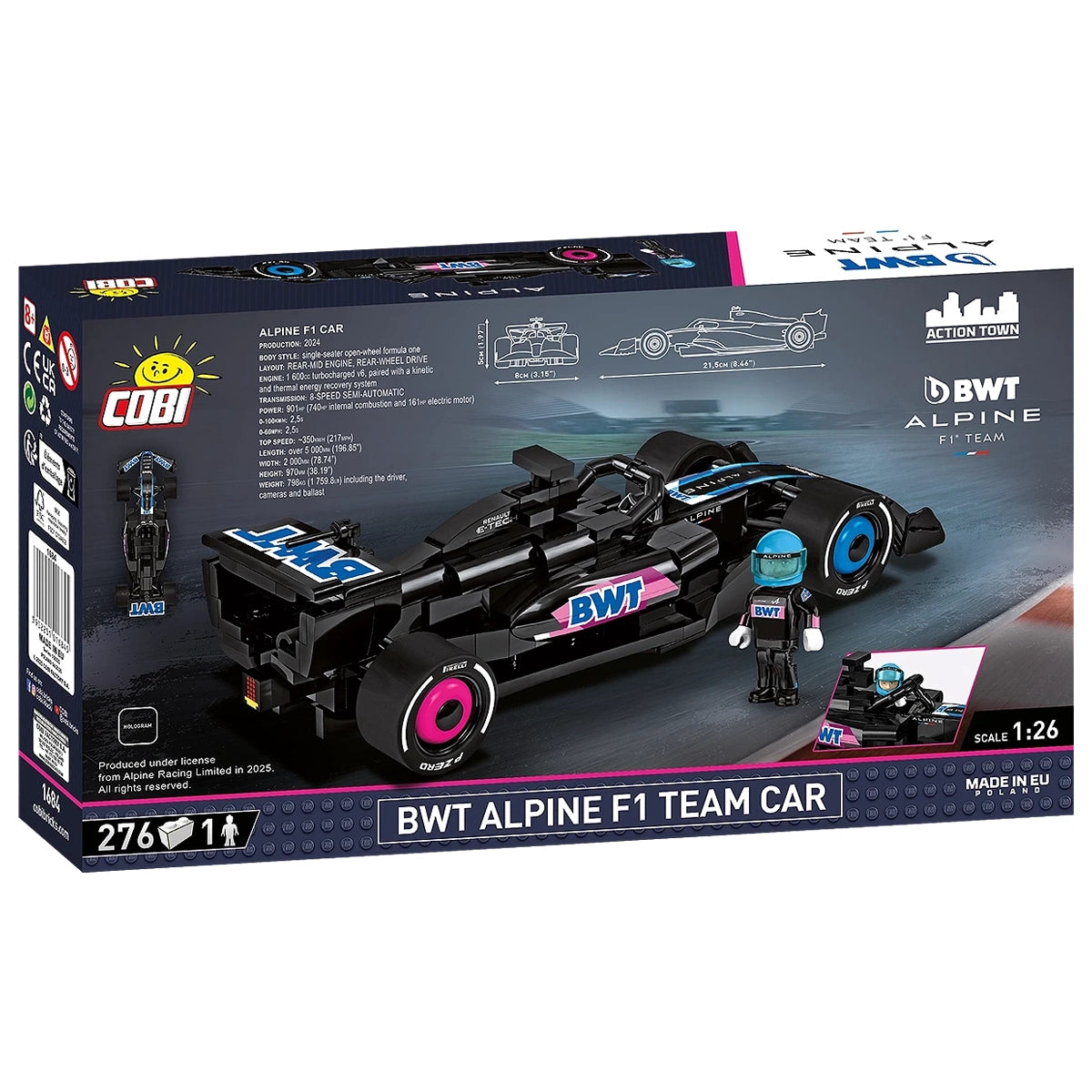 BWT Alpine F1 Team Auto Bausatz von Cobi
