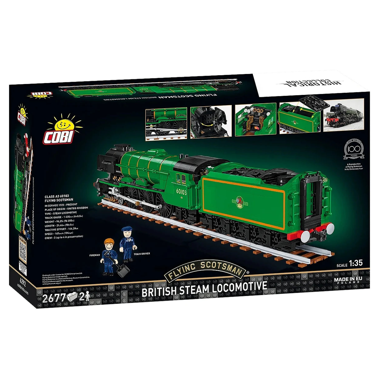 COBI Flying Scotsman Bausatz einer britischen Dampflokomotive