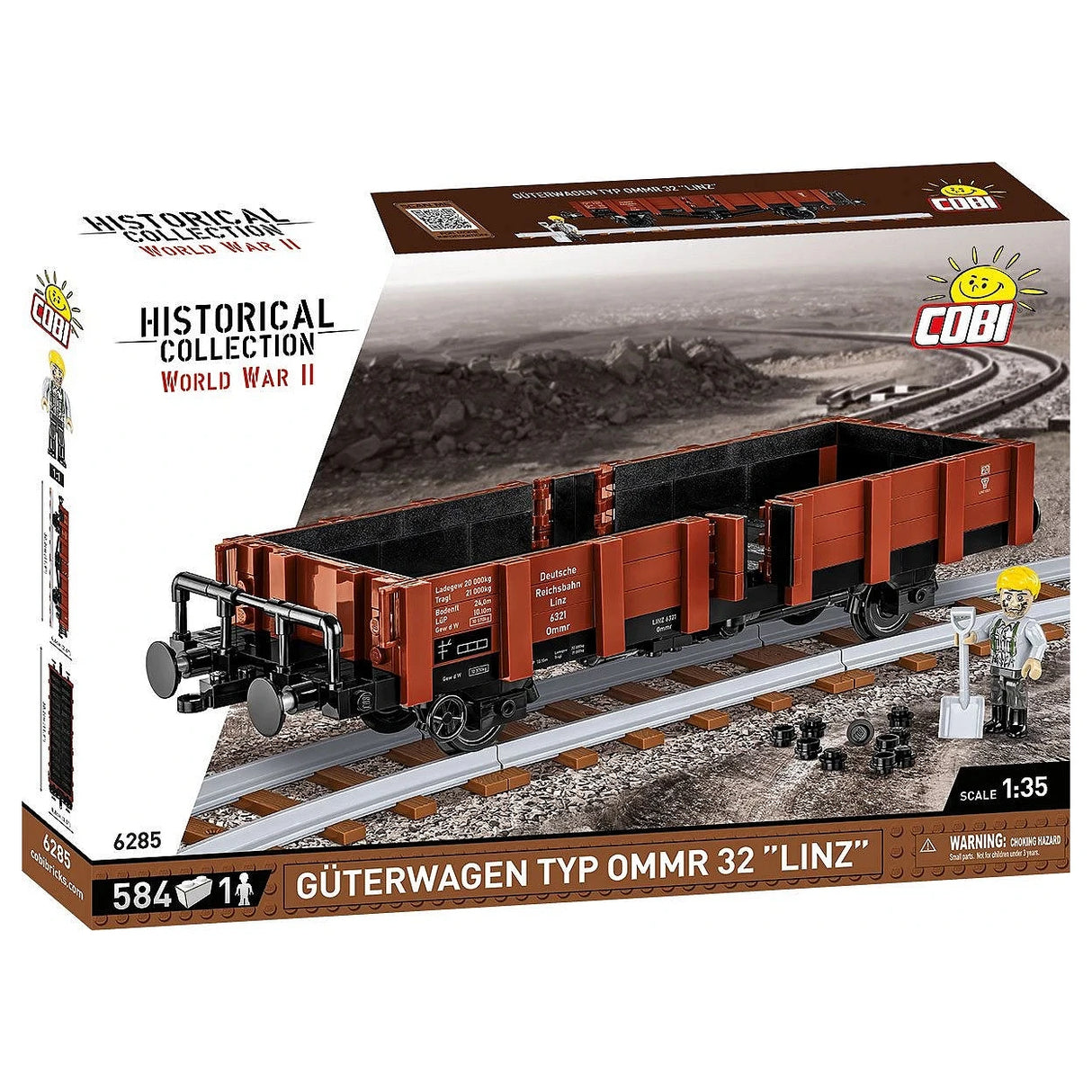 Cobi Historical Collection Güterwagen Typ Ommr 32 Linz