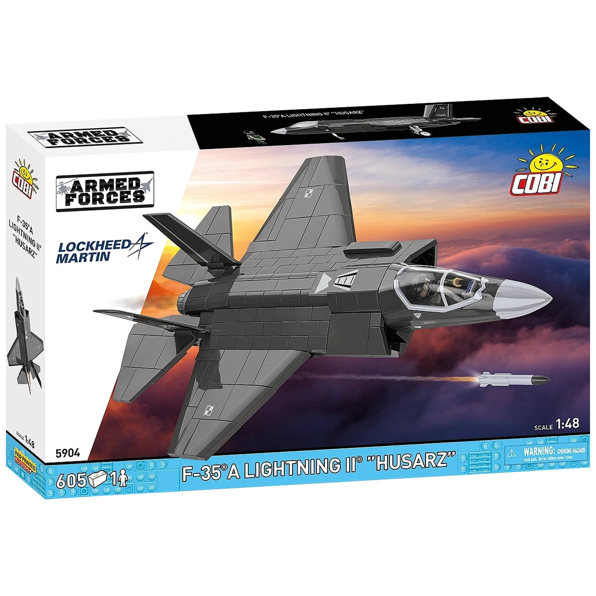 COBI F-35A Lightning II Husarz Modellbausatz