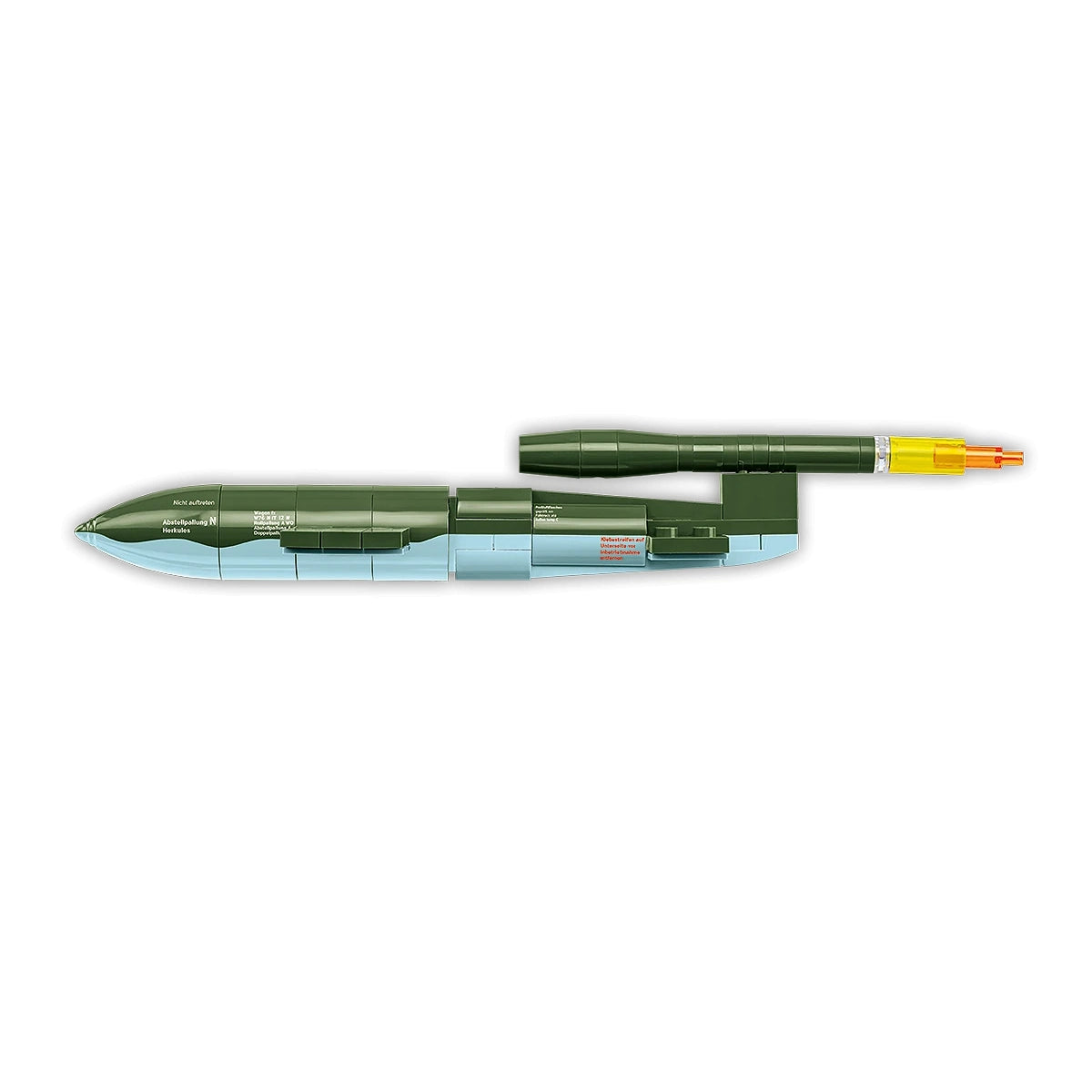 Kampfflugzeug Heinkel HE 111 H-22 mit V1 Rakete - Klemmbausteine