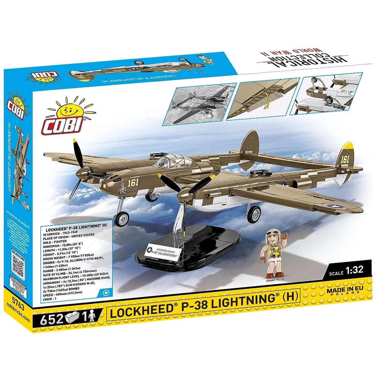 COBI Lockheed P-38 Lightning (H) Bausatz