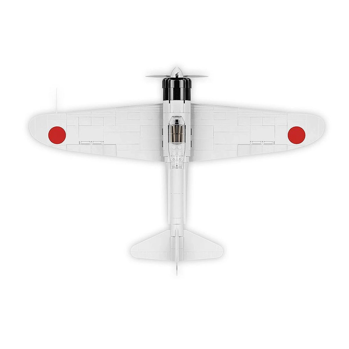 Modellflugzeug Zero Fighter von oben gesehen