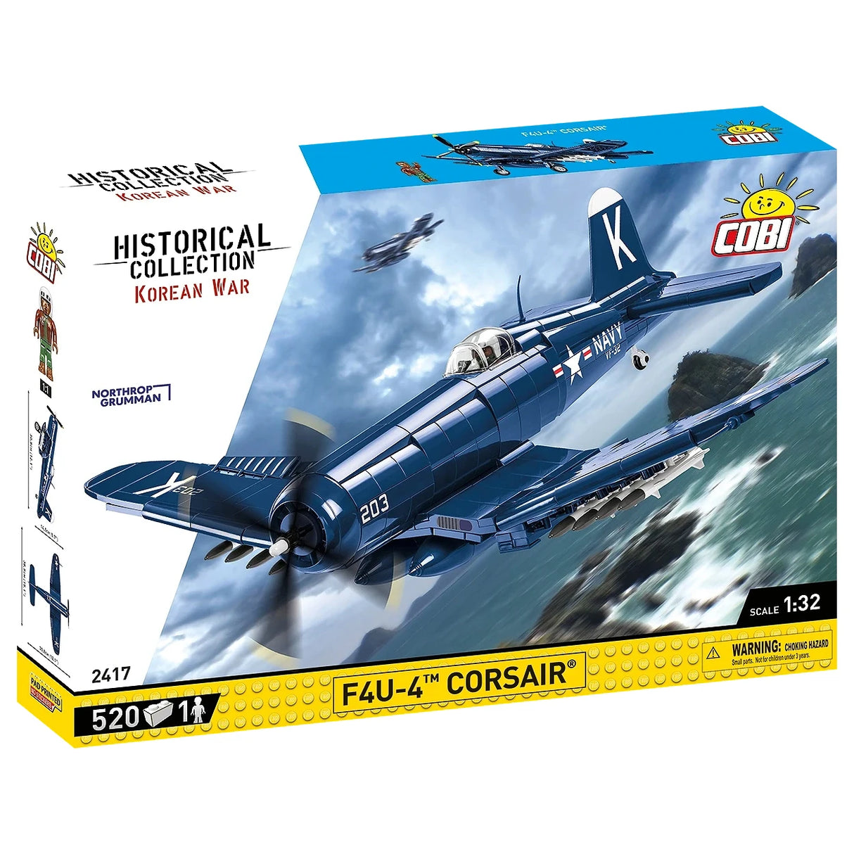 COBI Historical Collection Korean War F4U-4 Corsair Baukasten