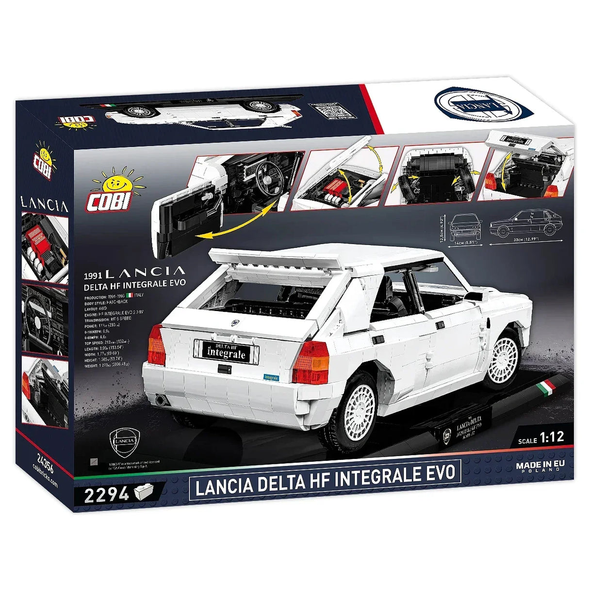 Bausatz des Lancia Delta HF Integrale Evo von 1991