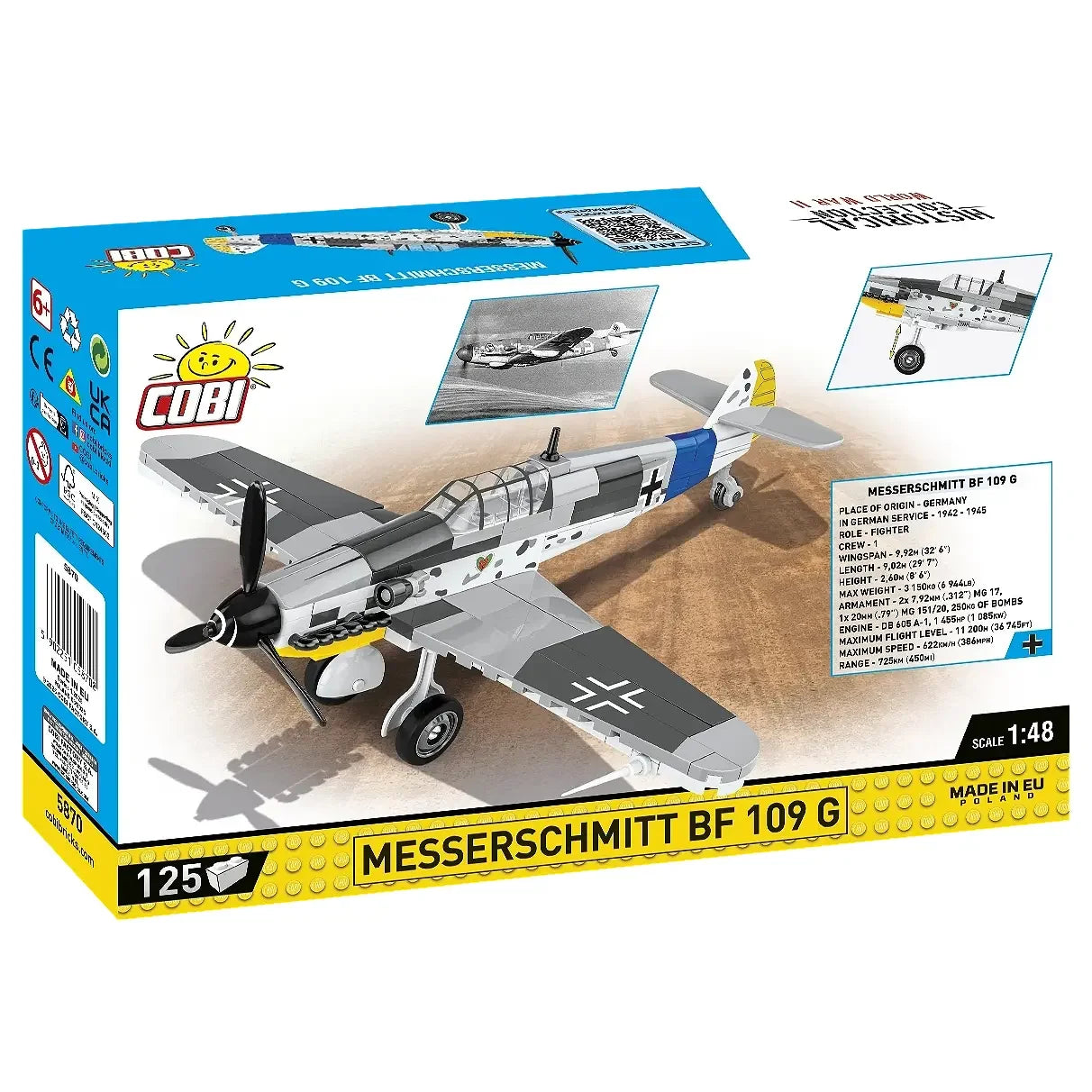 COBI Messerschmitt BF 109 G Flugzeugmodellbausatz