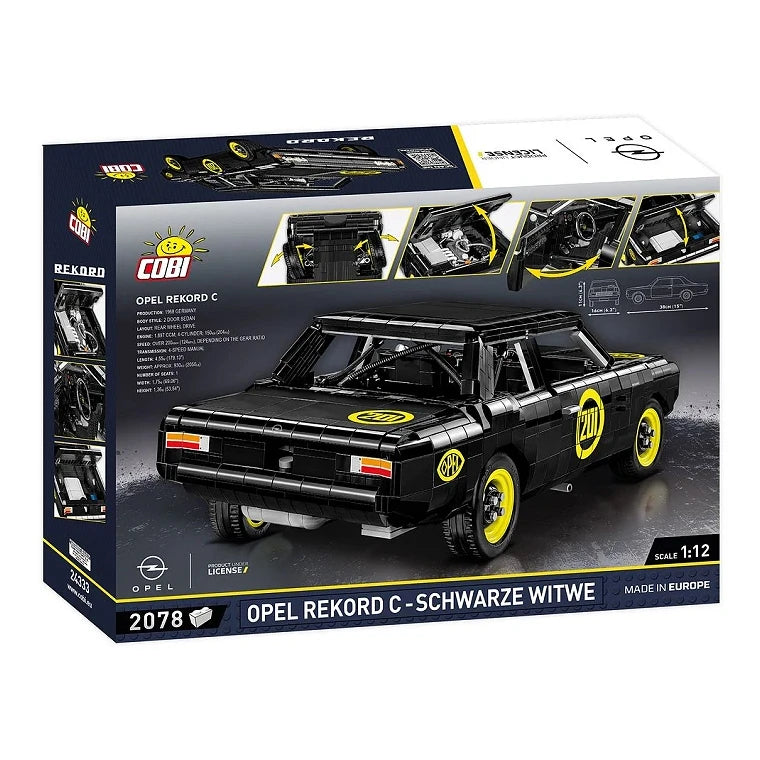 Cobi Opel Rekord C Schwarze Witwe Modellbausatz