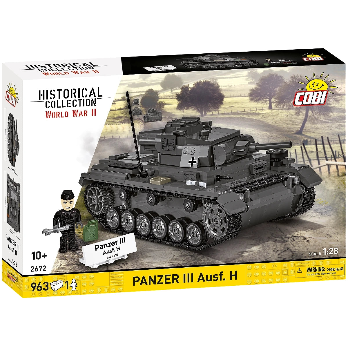COBI Historical Collection World War II Panzer III Ausf H Baukasten