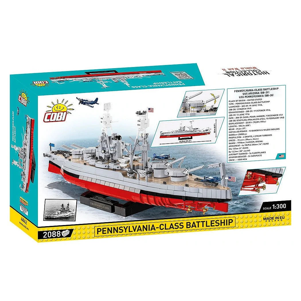 COBI Pennsylvania-Klasse Schlachtschiff Modellbausatz in Verpackung