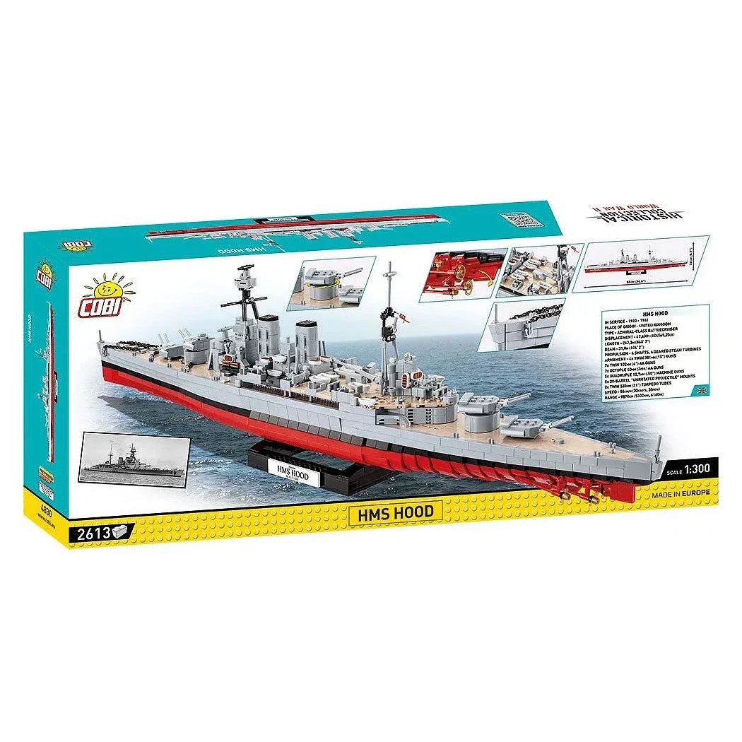 COBI HMS Hood Bausatz im Maßstab 1:300