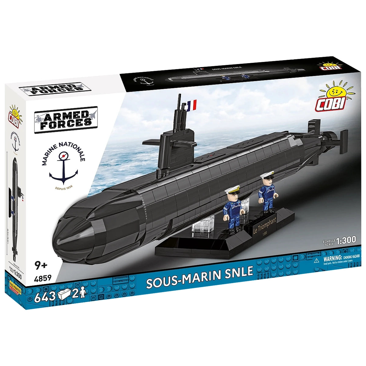 Cobi Armed Forces Marine Nationale U-Boot Le Triomphant Bausatz