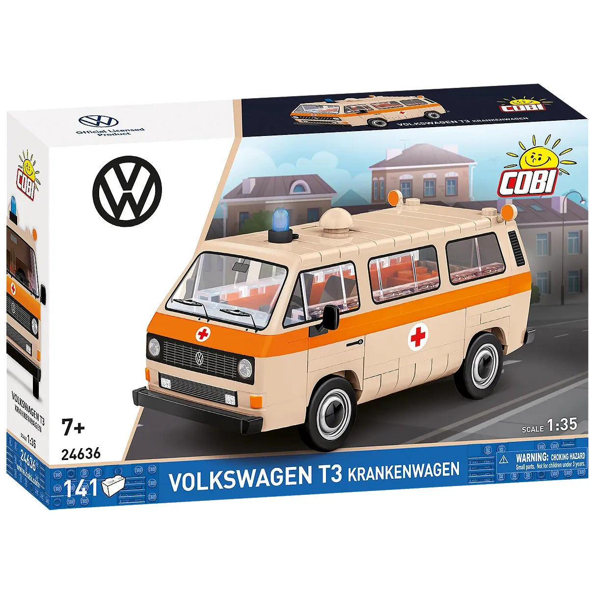 COBI Baukasten Volkswagen T3 Krankenwagen
