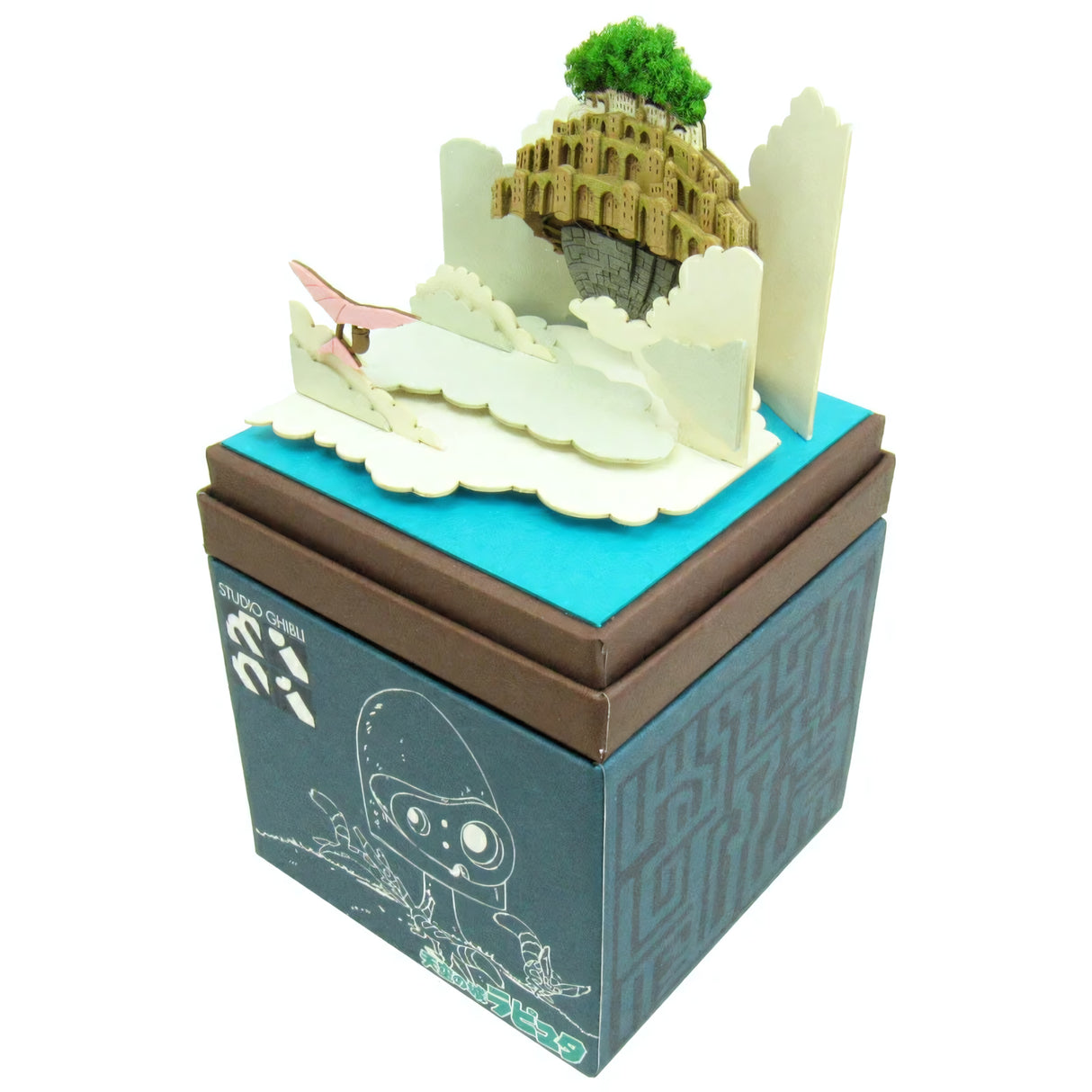 Studio Ghibli Laputa Schloss im Himmel Pop-up-Box mit Roboter und Schloss