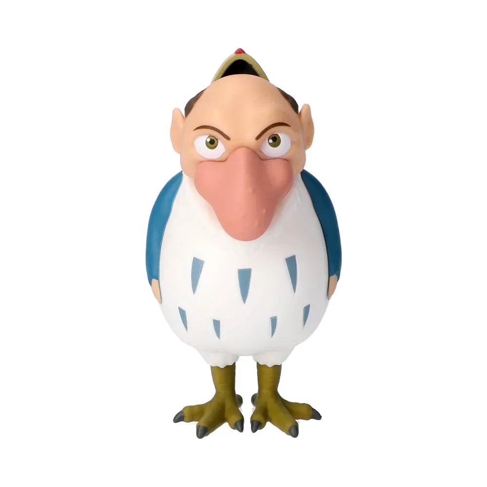 Sammelfigur eines vogelartigen Wesens mit menschlichem Gesicht und blauem Gefieder