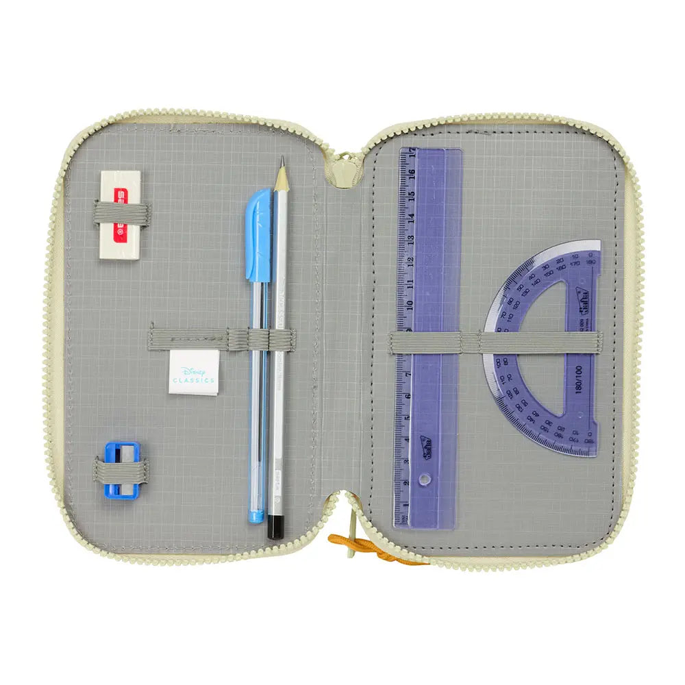 Le Roi Lion « Mufasa » - Trousse comprenant stylos, taille-crayon, règle et gomme (37 pièces)