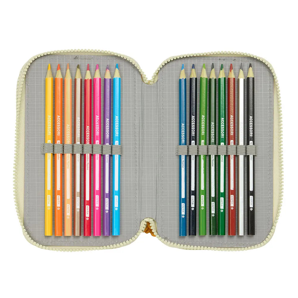 Le Roi Lion « Mufasa » - Trousse comprenant stylos, taille-crayon, règle et gomme (37 pièces)