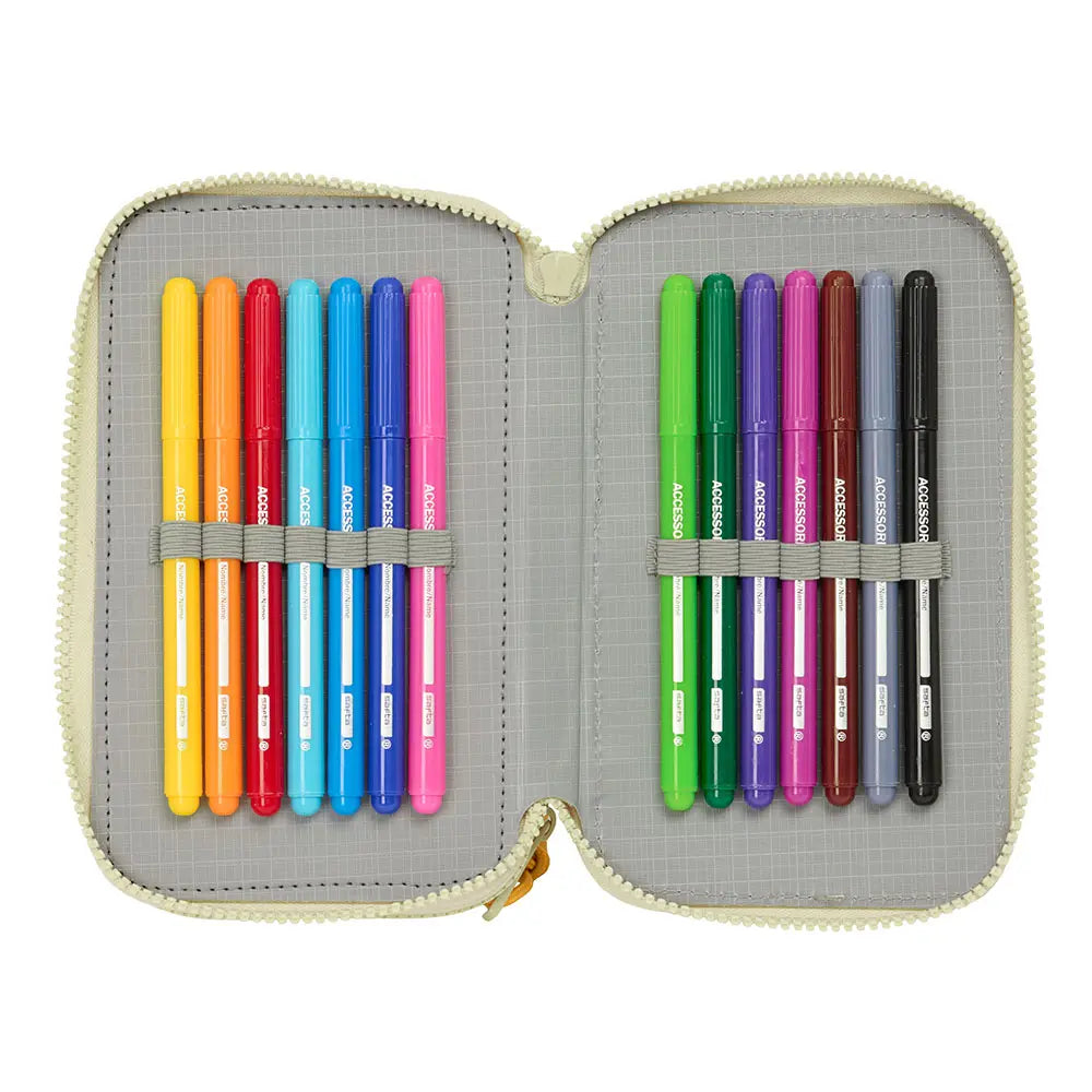 Le Roi Lion « Mufasa » - Trousse comprenant stylos, taille-crayon, règle et gomme (37 pièces)