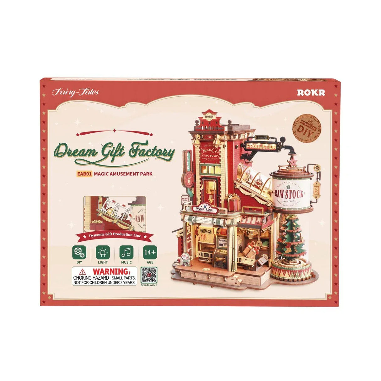 ROKR Dream Gift Factory Modellbausatz