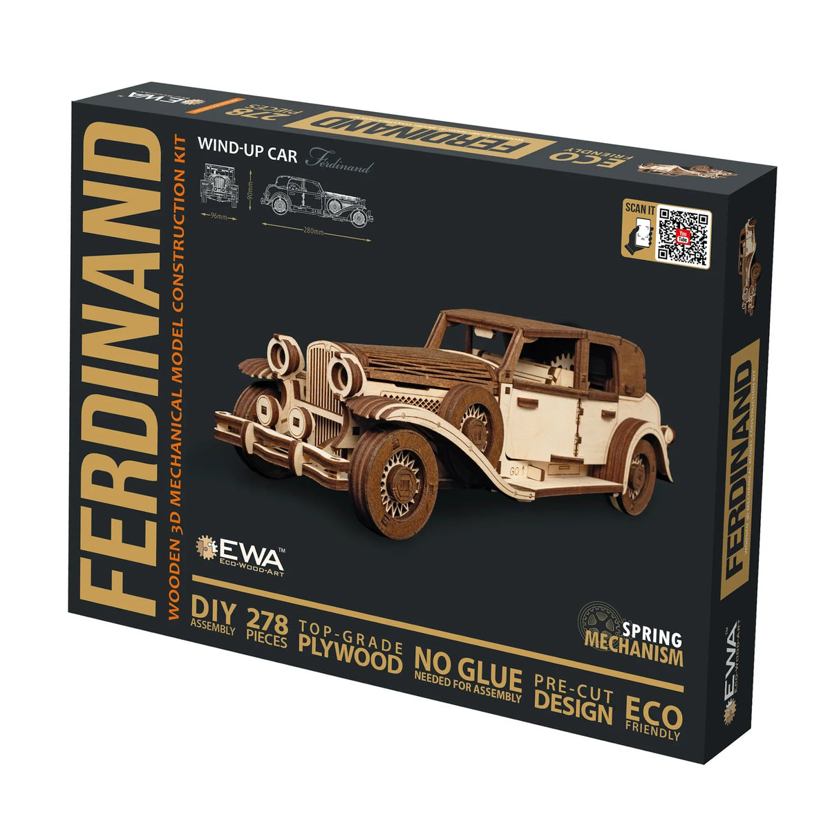Ferdinand Oldtimer - 3D Holzbausatz