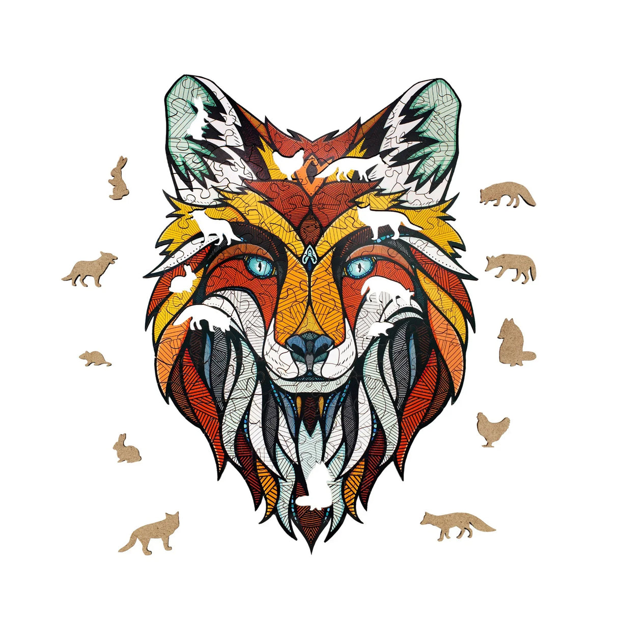 Fuchs (141 Teile) - Holzpuzzle