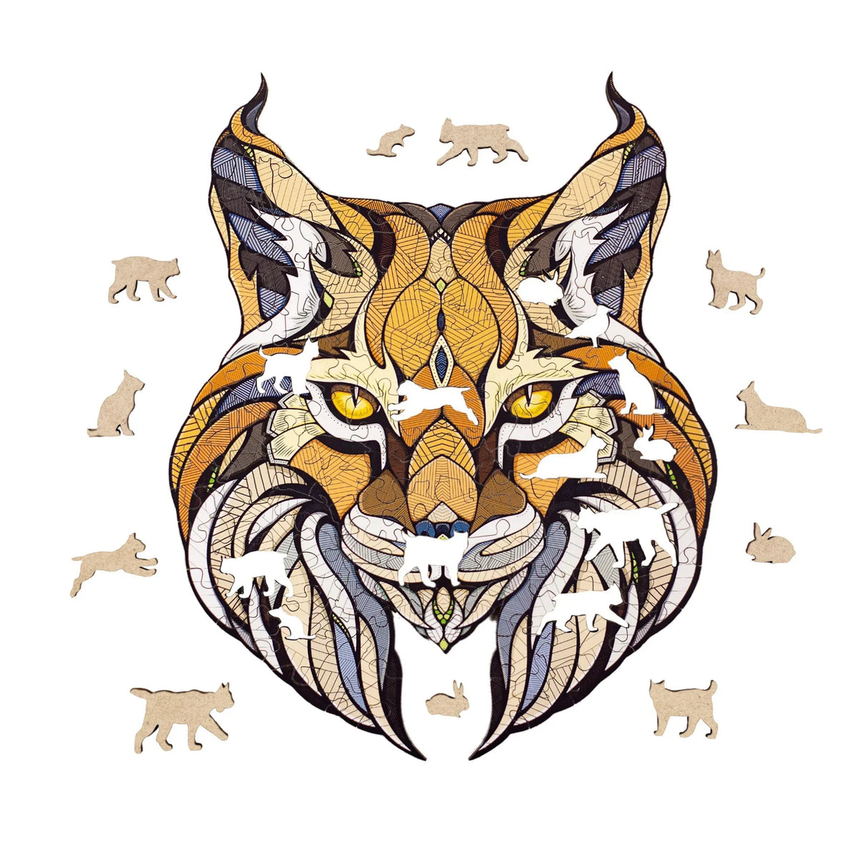 Luchs (139 Teile) - Holzpuzzle