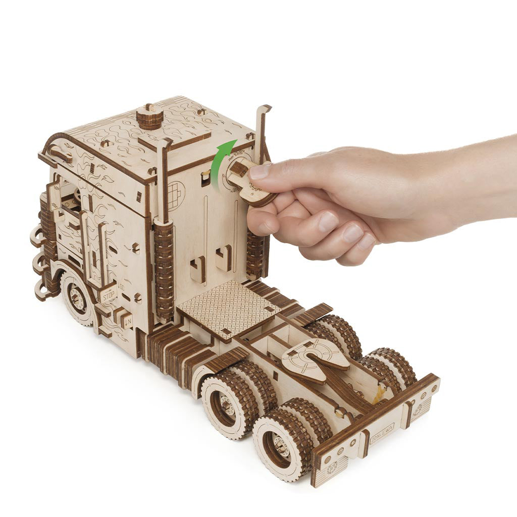 Camion semi-remorque Road King - Maquette en bois 3D
