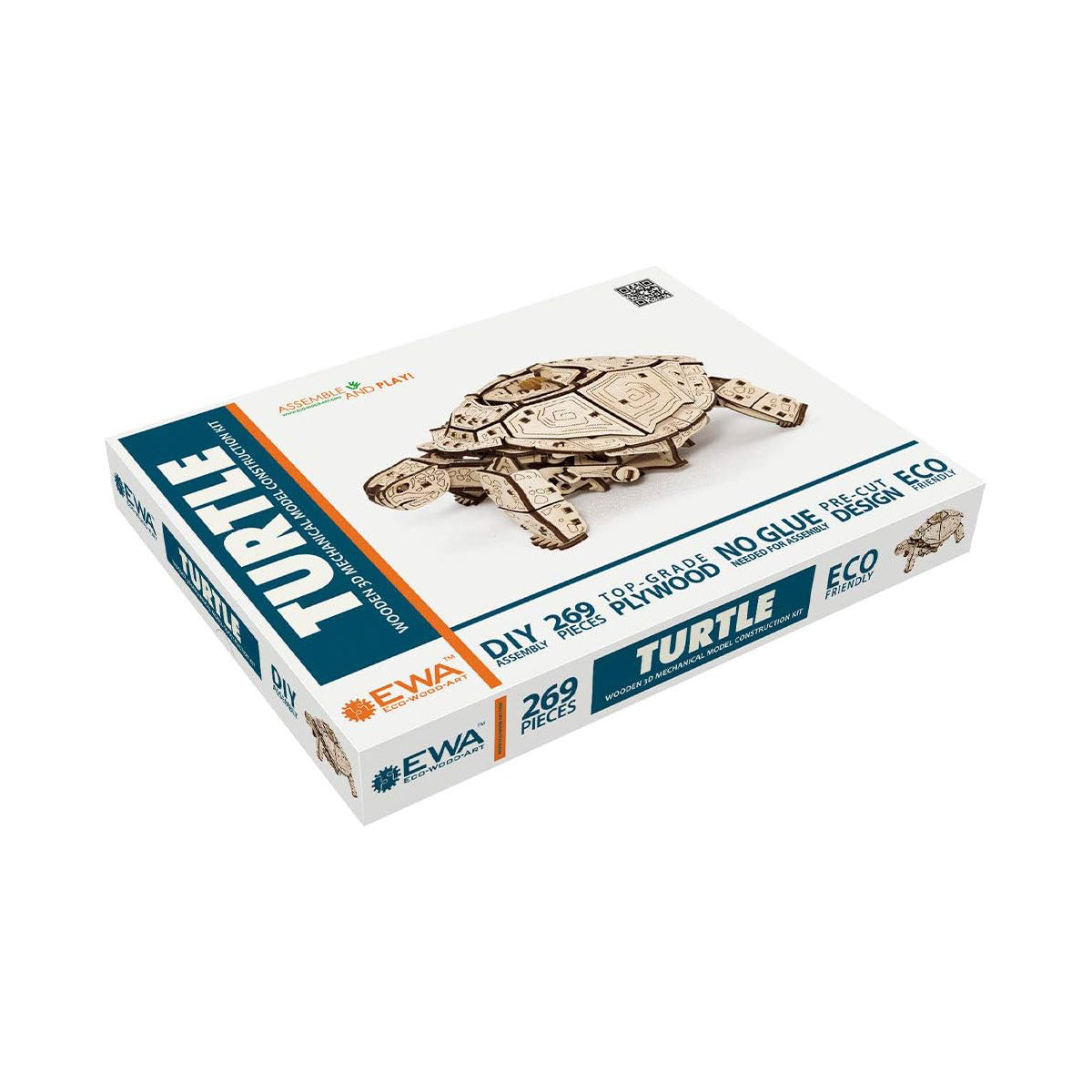 Tortue - Kit de construction en bois 3D