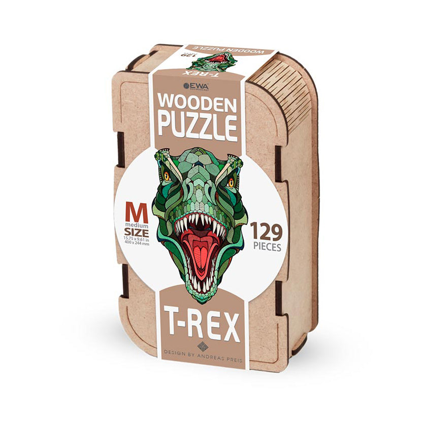 T-Rex (129 pièces) - Puzzle en bois