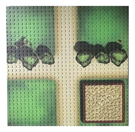 Farm Wege 32x32 (2 Stück) - Bauplatte