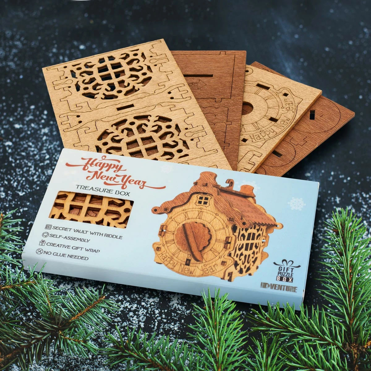Bonne année - Kit de boîte à énigmes