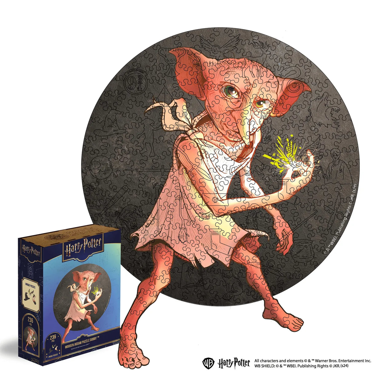 Harry Potter Dobby Puzzle mit 236 Teilen und Schachtel